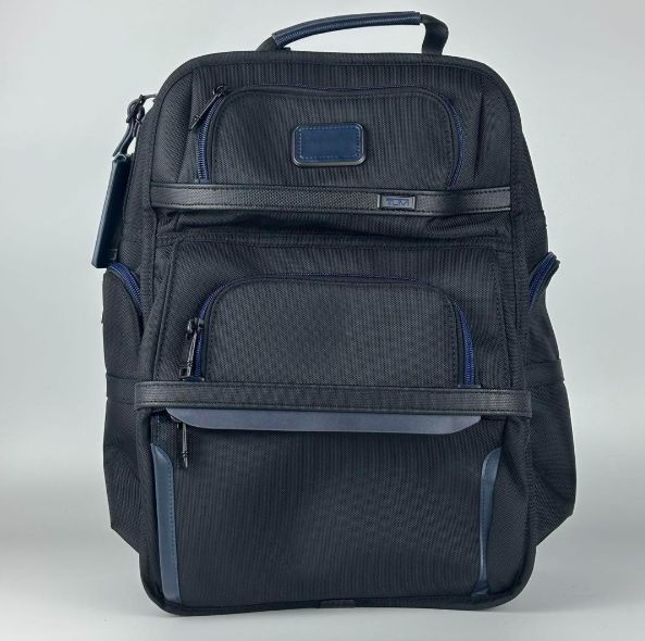 TUMI ALPHA3 ブリーフパック ブルーライン - メルカリ