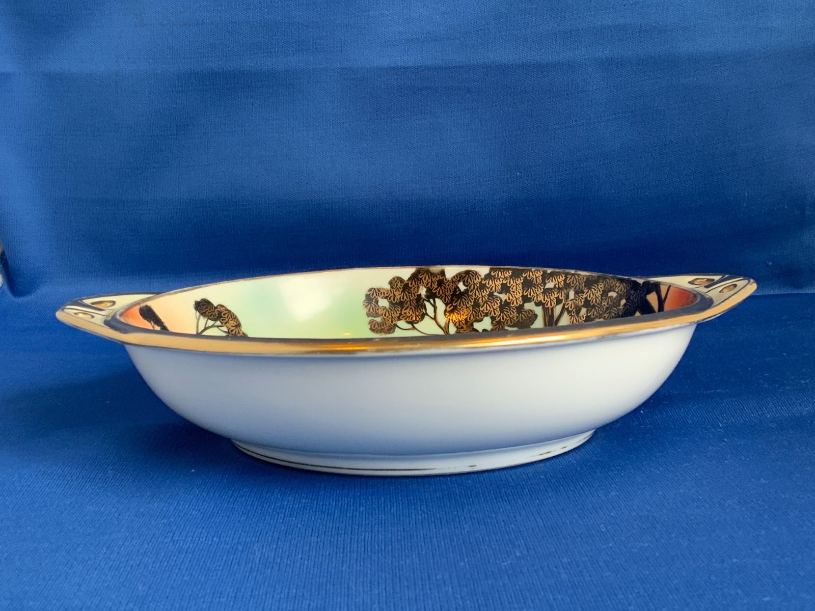 明治アンティーク ノリタケ ツリー＆メドウのボウル WWW_OPDRERGINERDOGAN_COM