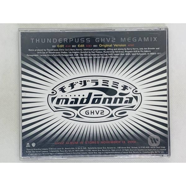 CD MADONNA THUNDERPUSS GHV2 MEGAMIX / マドンナ 非売品 