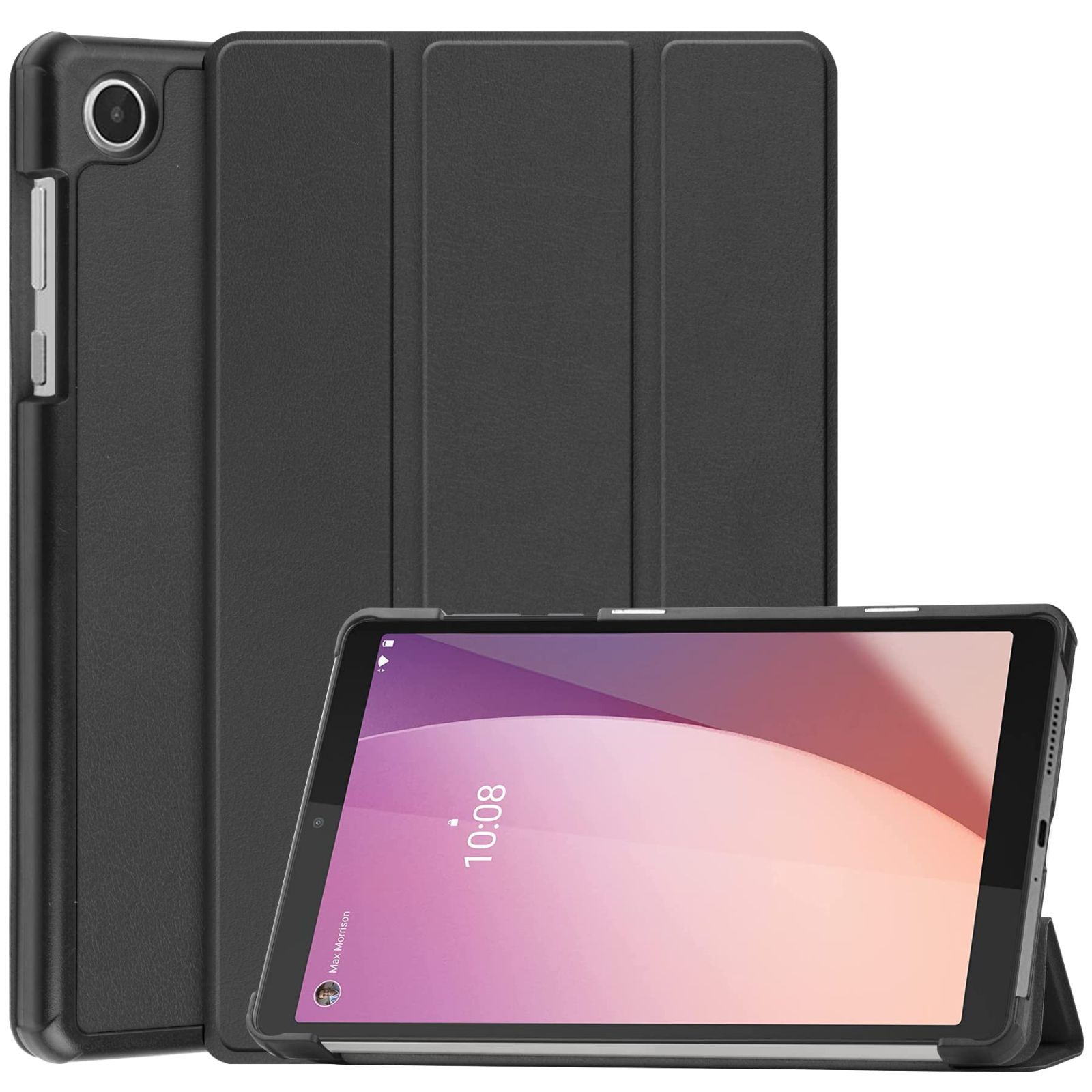 タンドケース 223 三つ折り ケース カバー マグネット開閉式 8インチ スタンド機能 PC-T855GAS 折り畳み T855GAS 薄型 T8 Tab 衝撃吸収 LAVIE 超軽量 NEC タブレット用 Huos