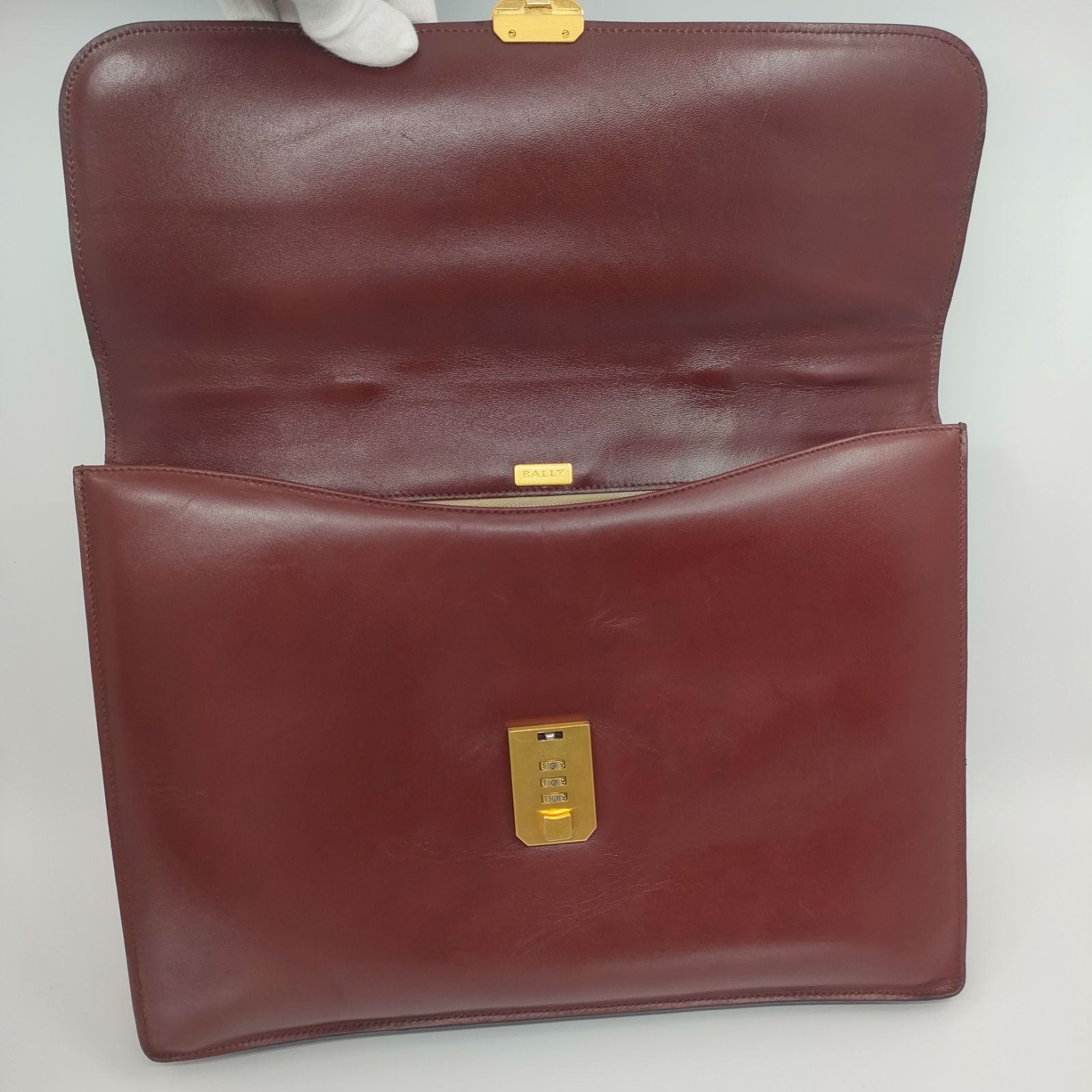 BALLY レザー 2WAY ショルダー ワンハンドル ハンドバッグ ビジネス