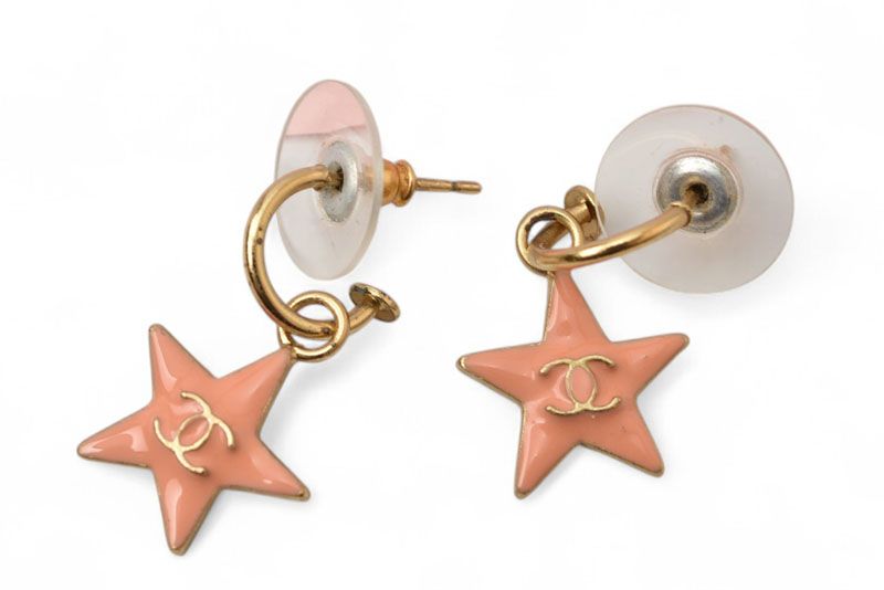 シャネル ピアス アクセサリー CHANEL ココ|CC|スターモチーフ ゴールド|ローズ レディース