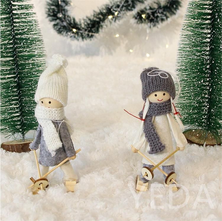 ピングー クリスマス オーナメント コップ ミニチュア フィギュア クリスマス 個 スキー ミニ フィギュア ウッディ ミニ