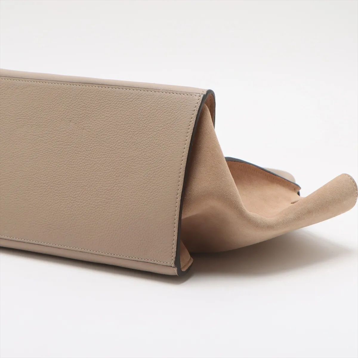 美品 セリーヌ トラペーズ ベージュ 肩掛け レザー 2WAY