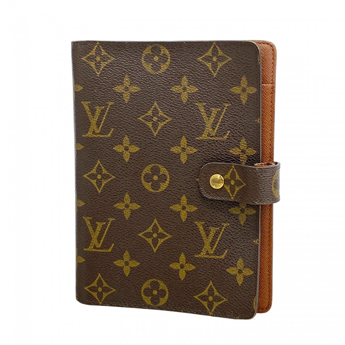 5ic2806 ルイヴィトン 手帳カバー モノグラム アジェンダMM R20105 ブラウン メンズ レディース ユニセックス