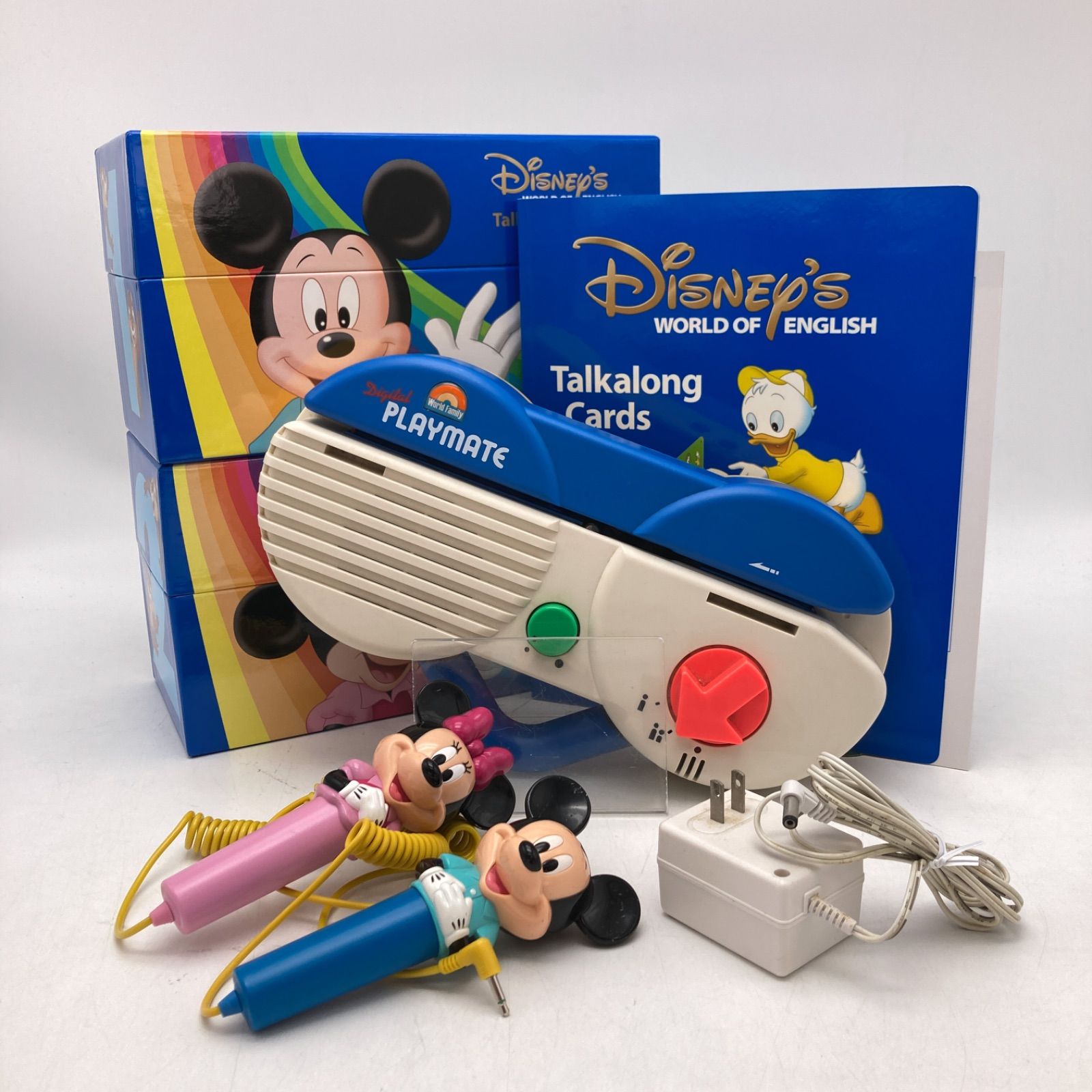 2015年購入 トークアロングセット 両面デジタル ディズニー英語システム DWE Disney ワールドファミリー 中古 306604