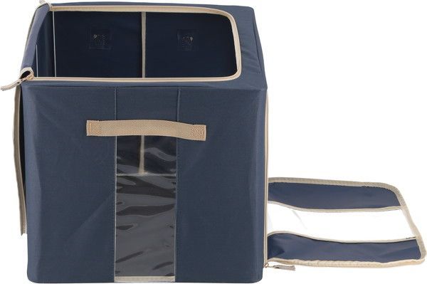 まとめ 窓付＆積み重ね収納ボックス ７２Ｌ ＢＬ ×6セット MARWIL-DEMENAGEMENTS_CH