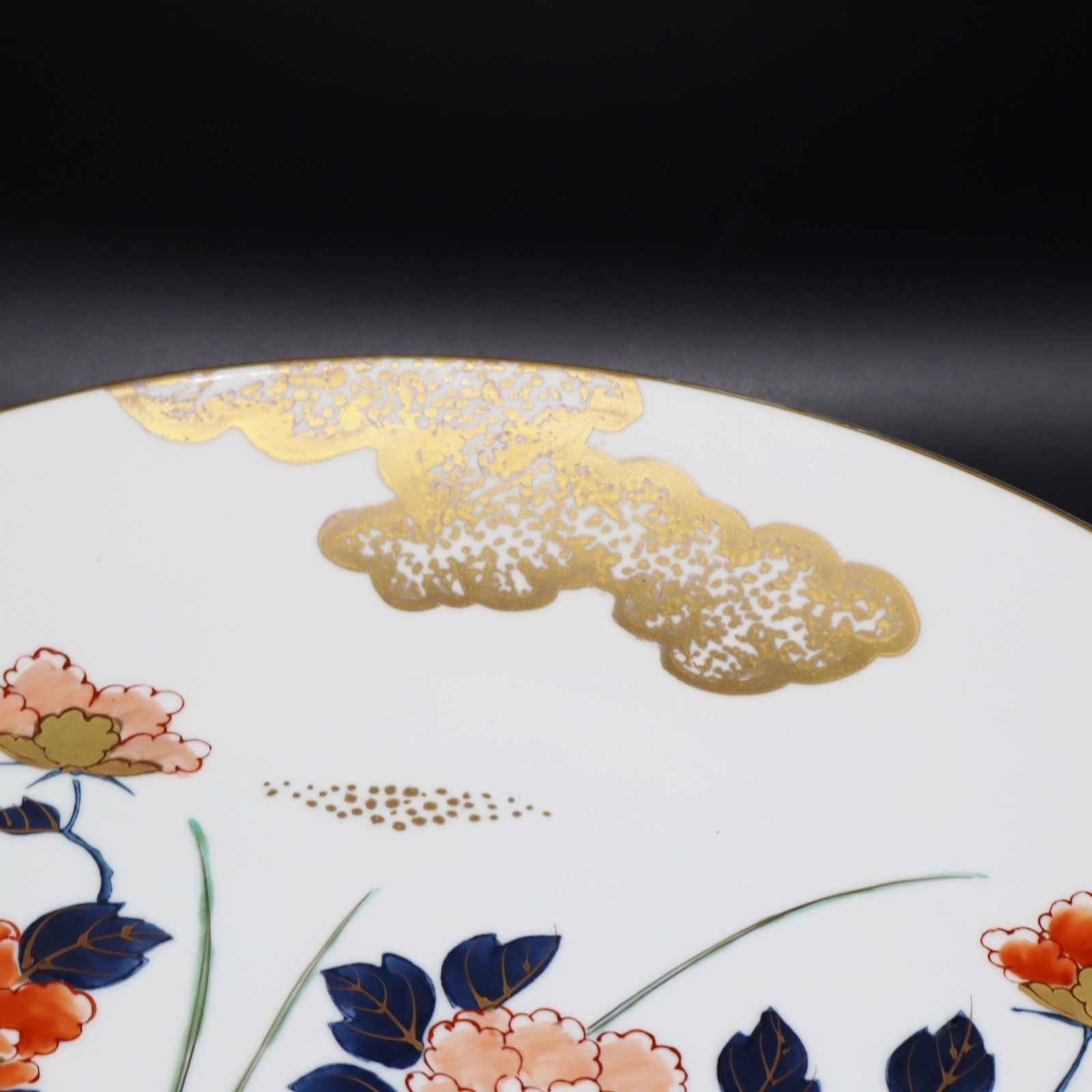 △ 直径約39.7㎝｜大皿 飾り皿 ｜有田焼 哲山作 伝統工芸｜ □O9533