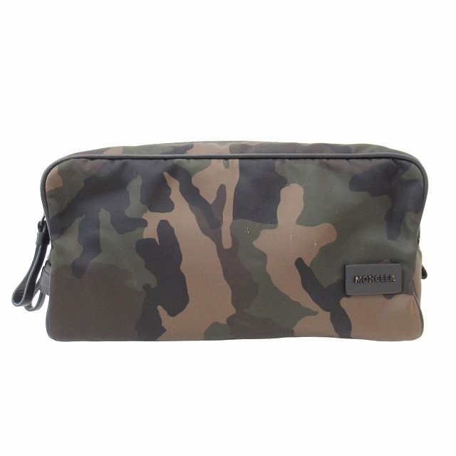 16aw モンクレール MONCLER BEAUTY 2 ZIP BEAUTY CASE カモフラ