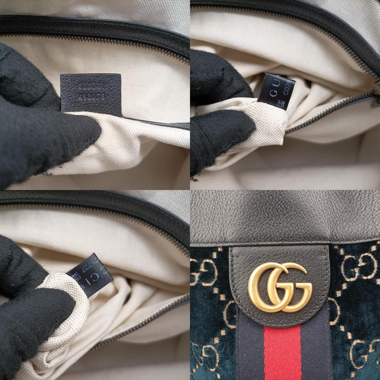 GUCCI グッチ レザー ベレー GG クロシェ ベレーハットブラック | GUCCI公式