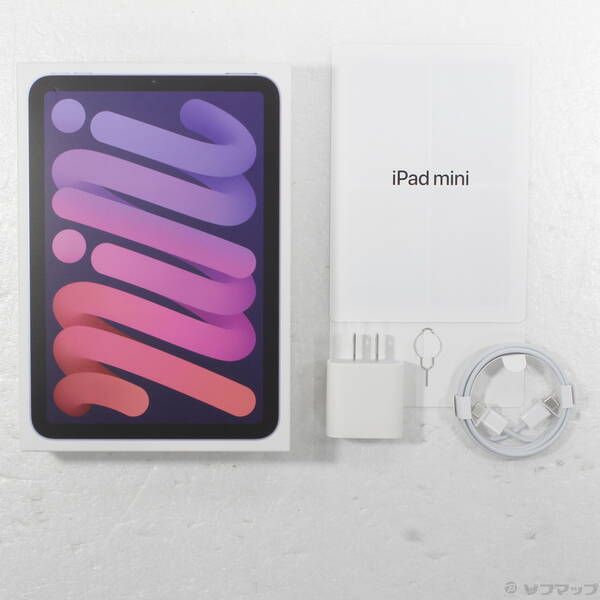 中古品〕 iPad mini 第6世代 256GB パープル MK8K3J/A SIM 中古品〕 iPad mini 第6世代 256GB パープル MK8K3J/A SIM