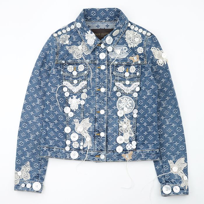 【極美品】Louis Vuitton 21SS モノグラム フラワー ジャケット 新品同様LOUIS VUITTON モノグラムフラワージャケット