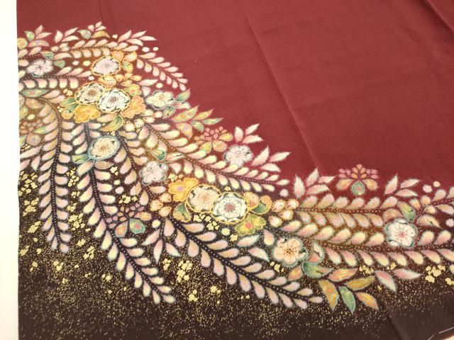 平和屋着物○越後十日町の一流染匠 桐屋・翠山工房 訪問着 辻が花 暈し  