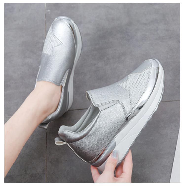  キラキラ ハイカットスニーカー インソール 靴 ビジュー 履きやすい 脚長効果 サイドゴム 星 大人 クール yskma 605077 ローファー 革靴 靴