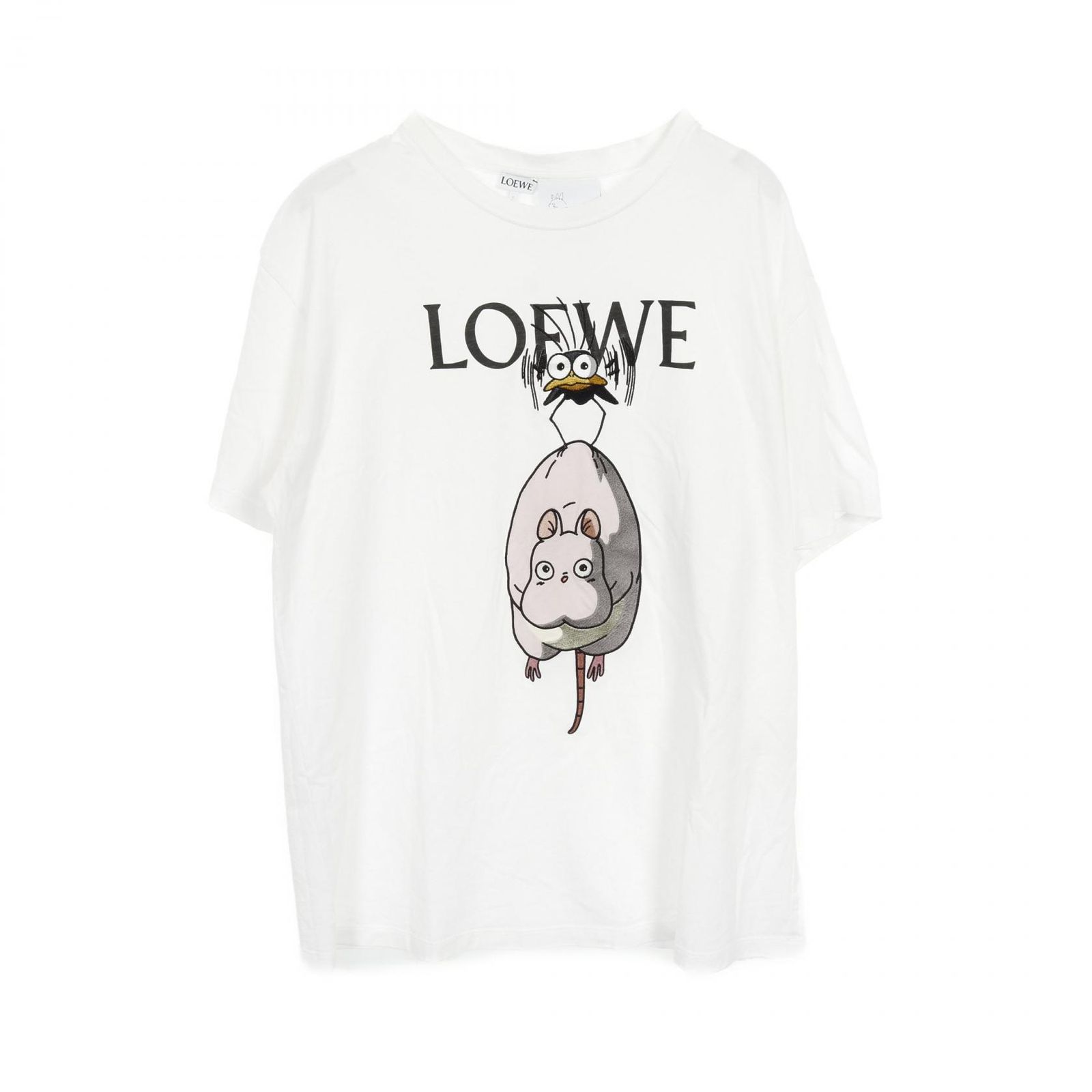ロエベ LOEWE カットソー LOEWE × STUDIO GHIBLI 千と千尋の神隠し S928Y22J08 コットン Tシャツ メンズ Used A
