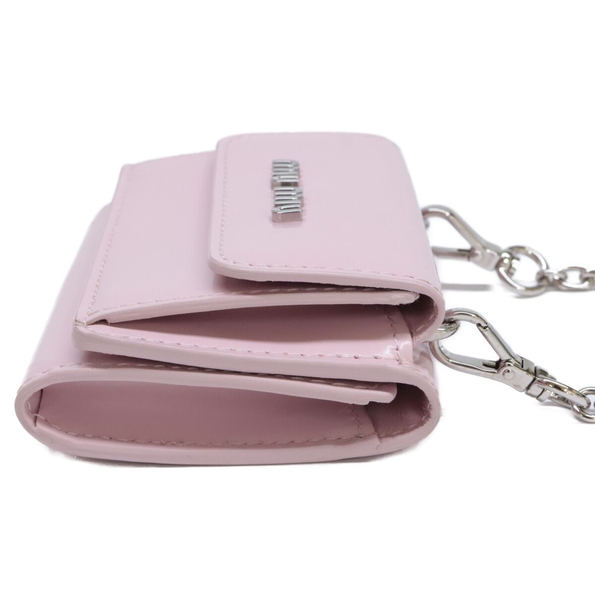 MIUMIU ミュウミュウ 5MR027 クリスタルチェーン ミニウォレット  