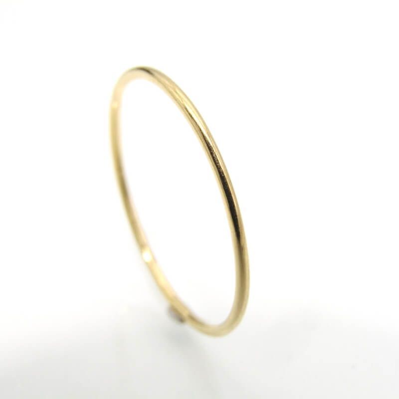 美品 Hirotaka ヒロタカ リング AB15GMR PROMISE RING K18YG