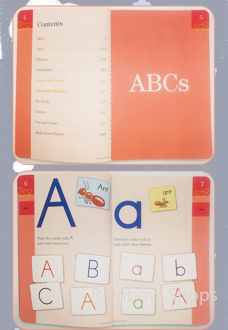 新品未使用】Brain Quest Workbook 3冊セット 英語勉強 子供英語
