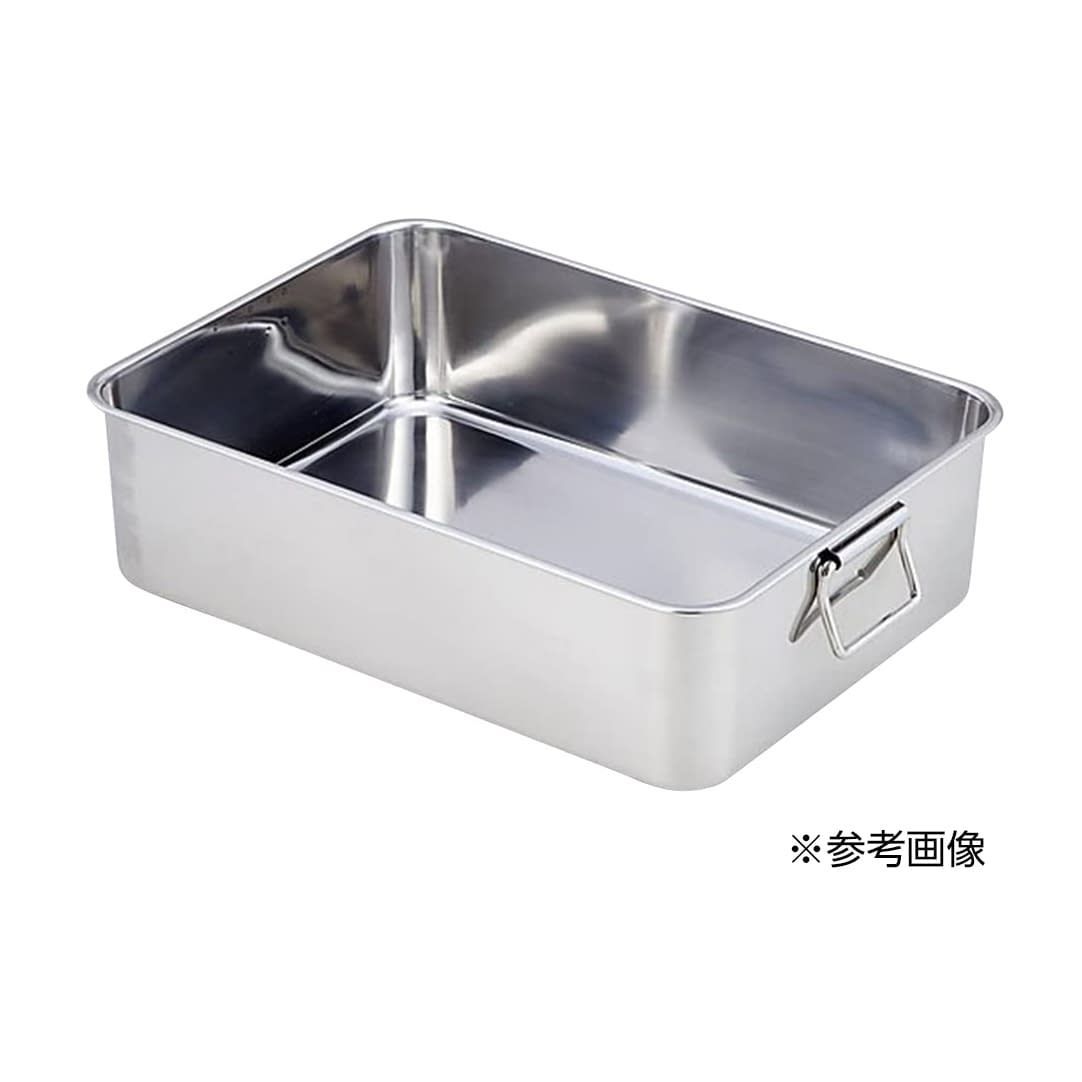 深型組バット 16号 手付 16号手付き ステンレスバット 25-2995-20 AG 44016-1 675X448X183