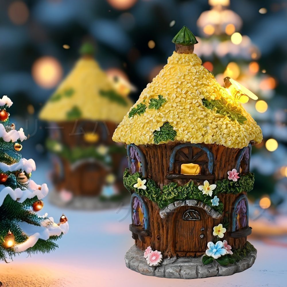 シュガーバニーズ　クリスマス　ツリー　ジオラマ　フィギュア　ライト　暖炉　未使用 シュガーバニーズ クリスマス ツリー ジオラマ フィギュア