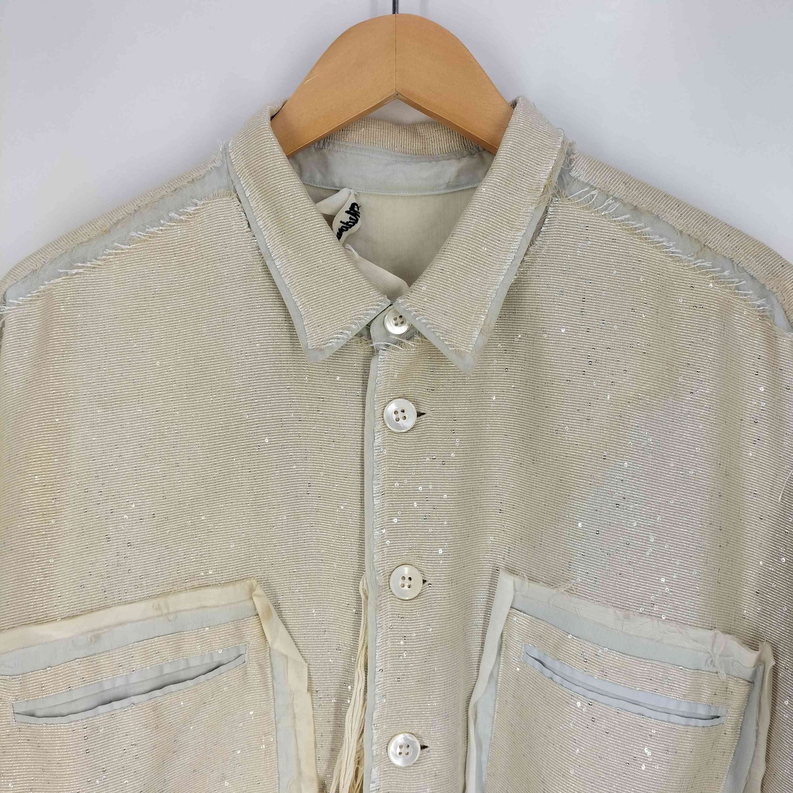 ミドリカワ MIDORIKAWA SEQUINED SHIRT スパンコール シャツジャケット