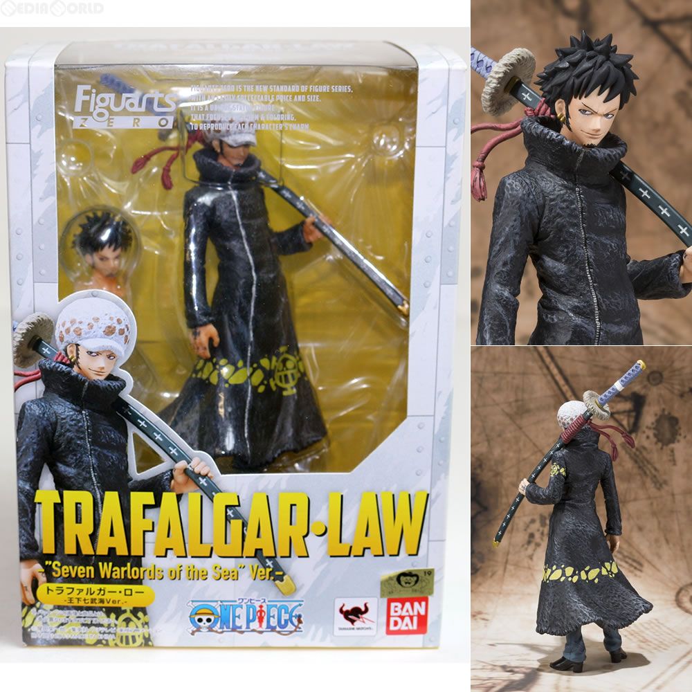 【中古】[FIG]フィギュアーツZERO トラファルガー・ロー -王下七武海 Ver.- ONE PIECE(ワンピース) 完成品 フィギュア バンダイ(61174620)