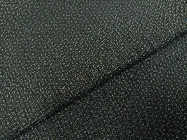 平和屋着物○男性 本場村山大島紬 アンサンブル 亀甲文様 正絹 逸品