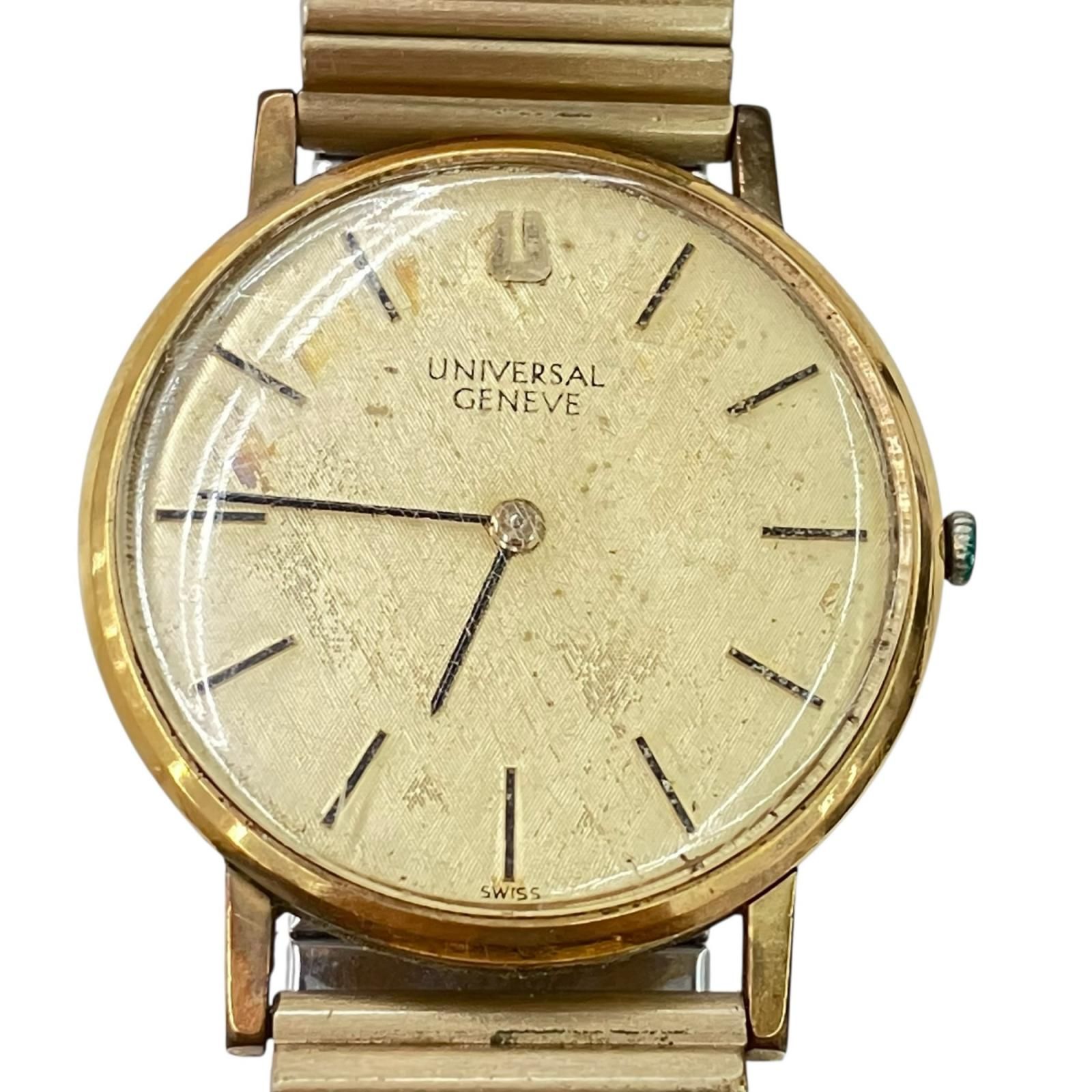 186000 現状品 UNIVERSAL GENEVE 腕時計（クォーツ） 手巻き時計