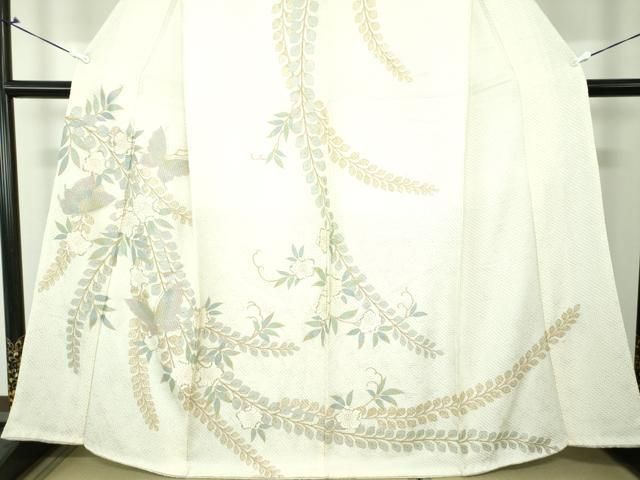 平和屋着物●訪問着　絞り　辻が花　舞蝶文　金銀彩　正絹　逸品　DAAS3860ps 平和屋着物○訪問着 絞り 辻が花 舞蝶文 金銀彩 正絹 逸品 DAAS3860ps