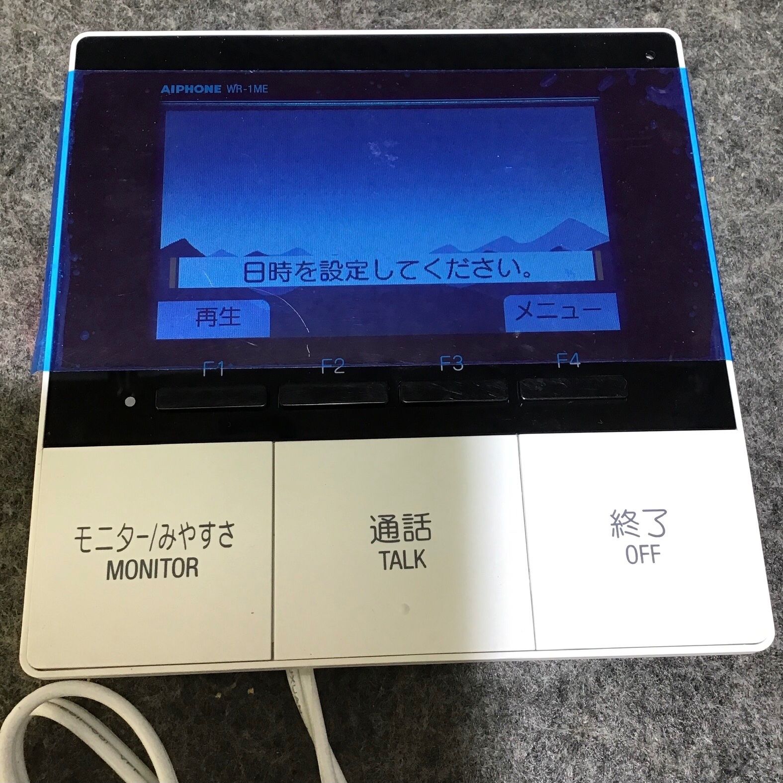 ジャンク品】アイホン 4.3型モニターワイヤレステレビドアホン スノーホワイト KR-77 ※通電確認済み・子機との接続できません※【桶川店】 -  メルカリ