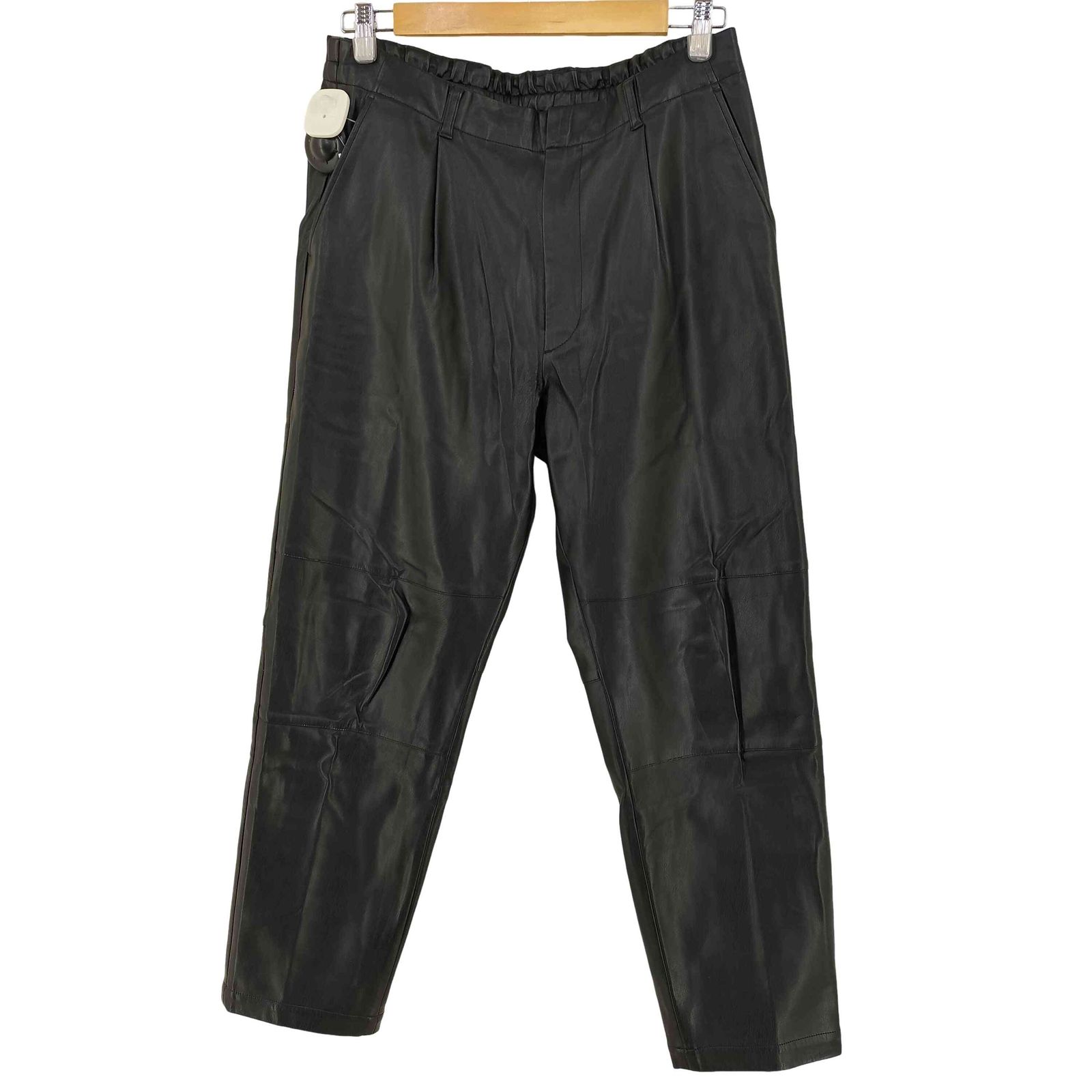 stein19aw] FAKE LEATHER TROUSERS