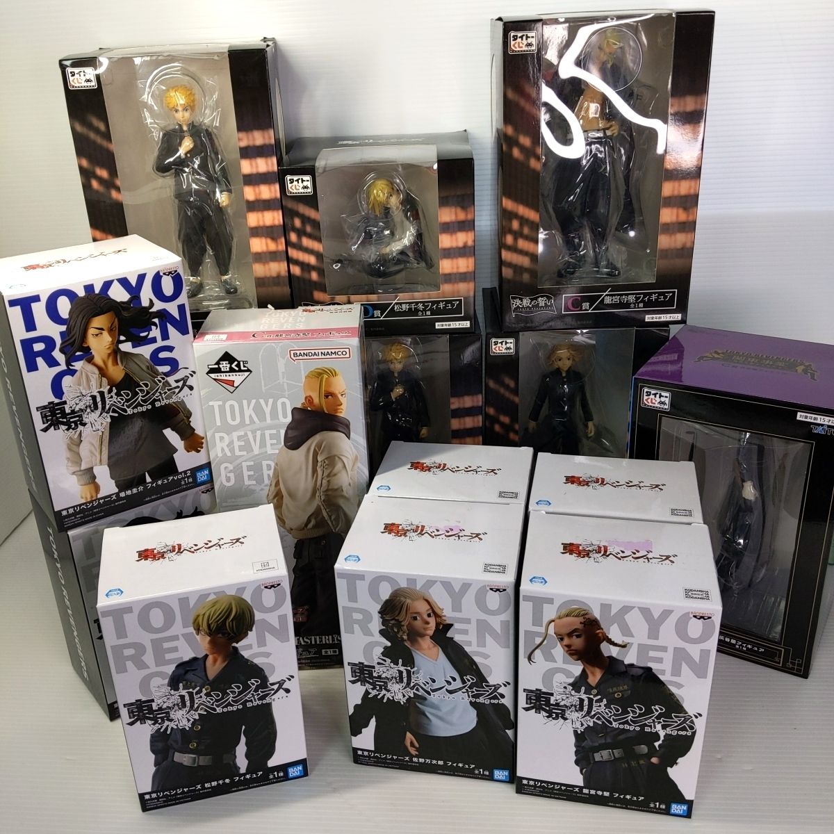 東京リベンジャーズ まとめ売り 中古品】東京リベンジャーズ フィギュア 15点まとめ売り 〇YR