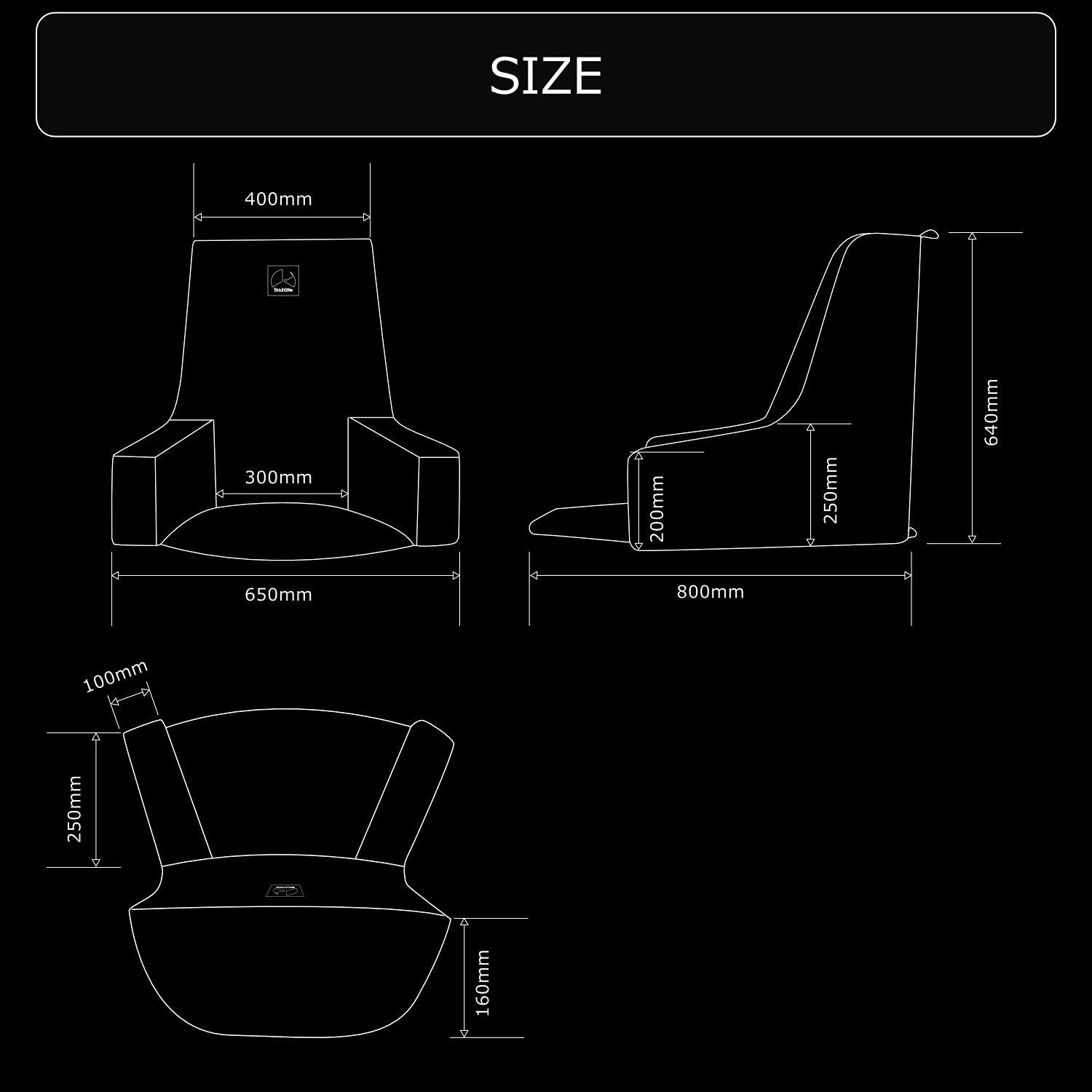 Bauhutte バウヒュッテ ゲーミングベッドソファ ゲーミング座椅子 ポリウレタン 背もたれ BHB-650-BK