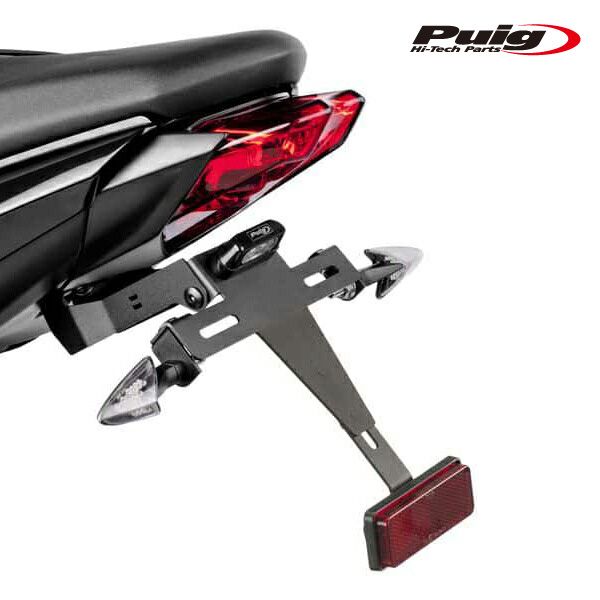 Puig 6551N LICENSE SUPPORTS TRIUMPH DAYTONA 675 13-17 DAYTONA 675 R 13-17 STREET TRIPLE 13-14 プーチ フェンダーレス