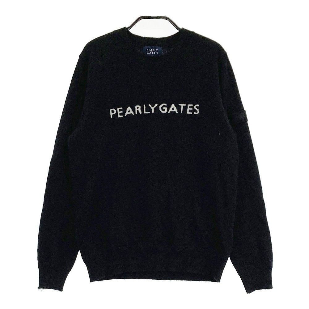 サイズ 1 PEARLY GATES パーリーゲイツ カシミヤ ニット セーター ブラック系 240101452895 ゴルフウェア レディース ストスト