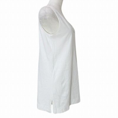 ヴィヴィアンウエストウッド Vivienne Westwood タンクトップ オーブ刺? ワンポイント 日本製 Mサイズ 白 ホワイト X レディース ヴィヴィアンウエストウッド Vivienne Westwood タンクトップ