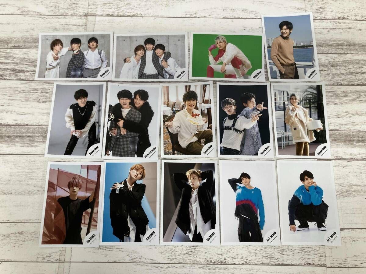 SnowMan SixTONES Aぇ! group 写真 14枚セット - メルカリ