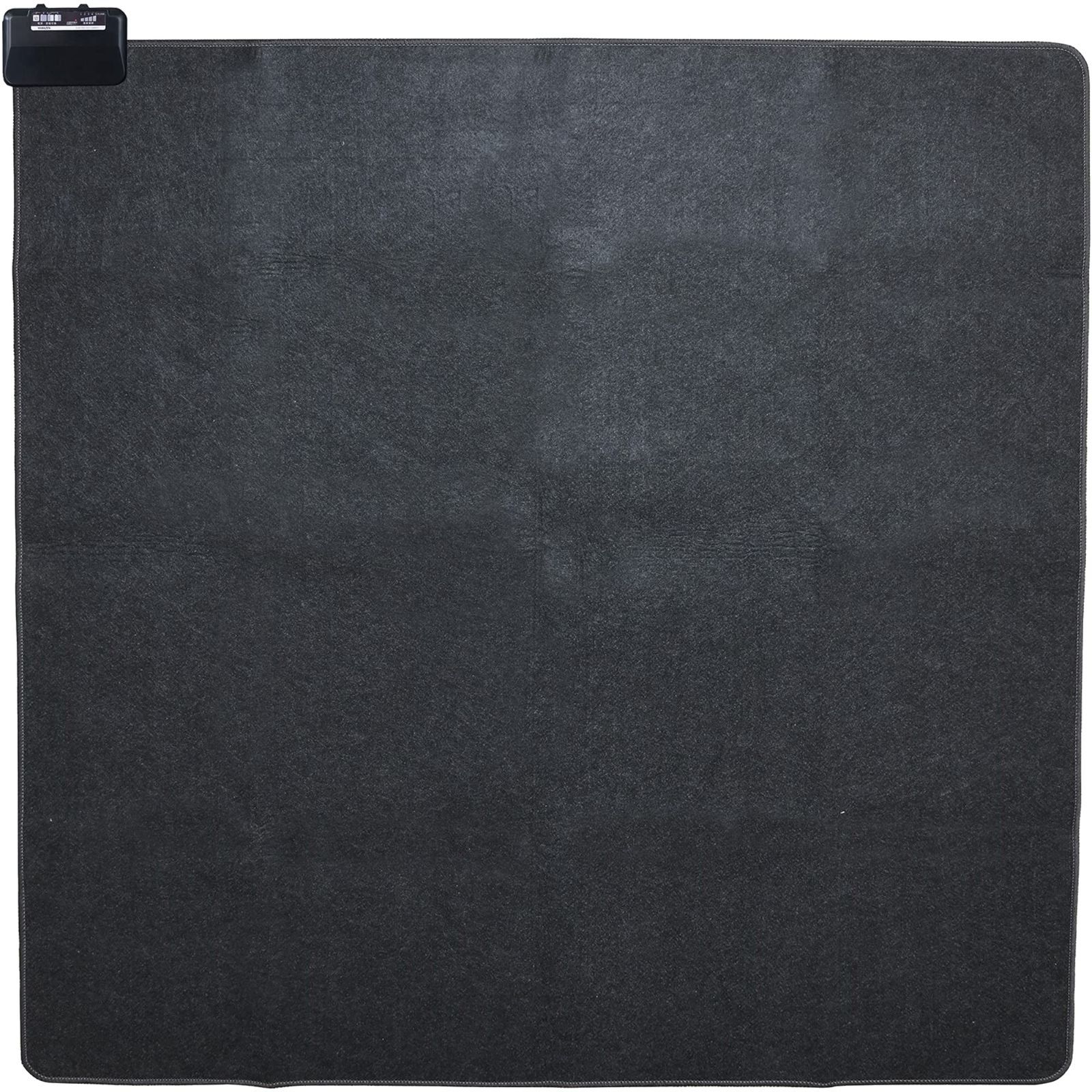 新着商品 山善 ホットカーペット 2畳 175cm×175cm ダニ退治機能 温度調節5段階 左右暖房面切替 6時間オートオフタイマー コンパクト収納 グレー AUB-200