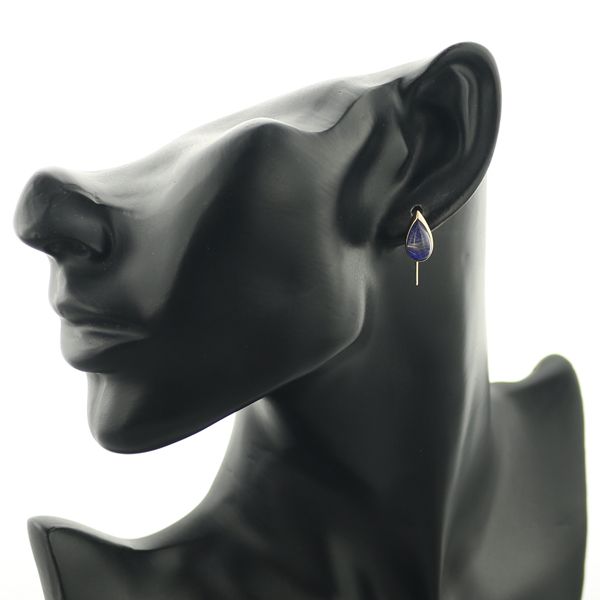 スタージュエリー ピアス ルチルクォーツ ラピスラズリ TEAR OF EARTH  