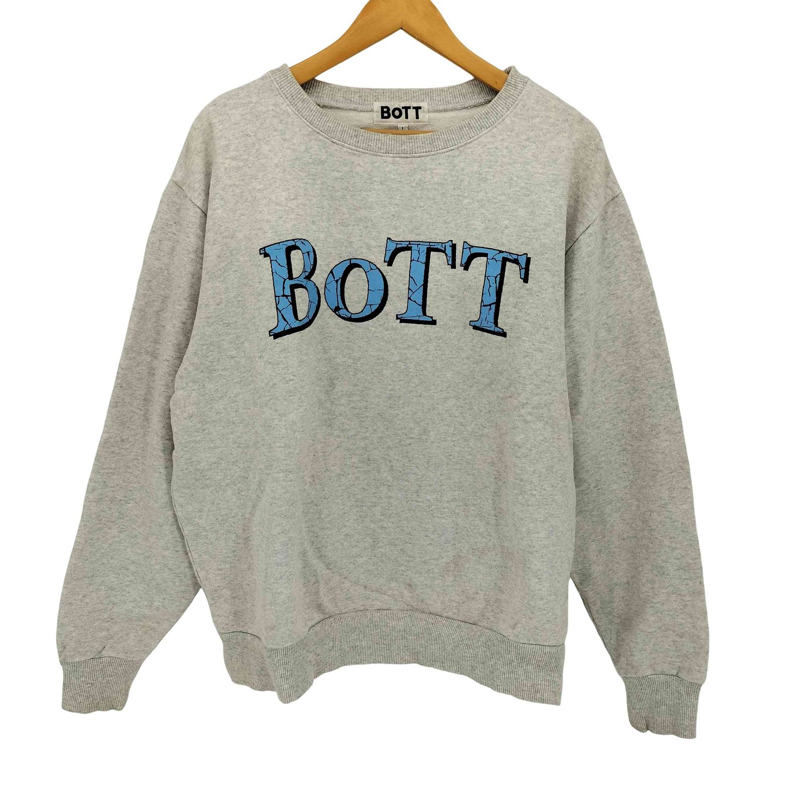 ボット BOTT CREWNECK SWEAT SHIRT クルーネックスウェットシャツ メンズ JPN L