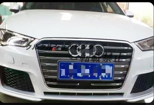 アウディ A3 2014-2016 フロントグリル S3ルック フロントガーニッシュ 外装カスタム ACC機能付き