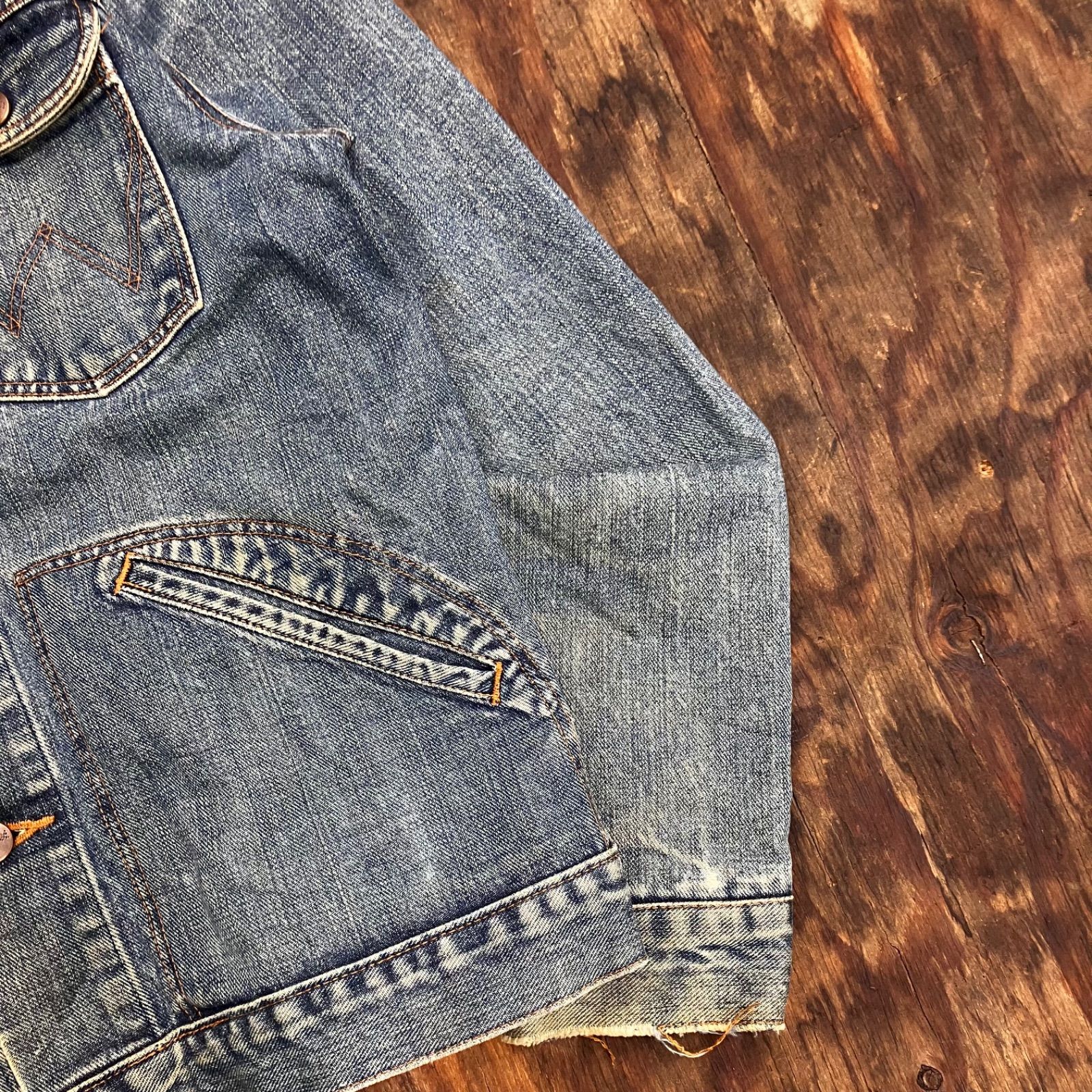 Wrangler ラングラー 黒タグ 復刻 M4974 デニム ジャケット インディゴ