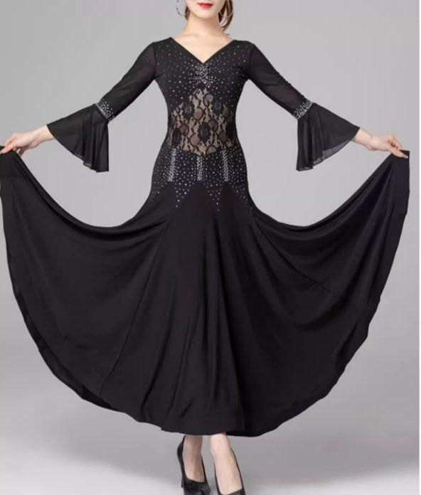 新作 社交ダンスドレス モダンダンス 透け透け オーダーメイド 社交