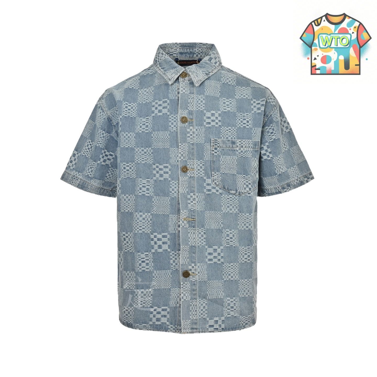 今日特価】Louis Vuitton 2025SS チェッカー柄ジャカード