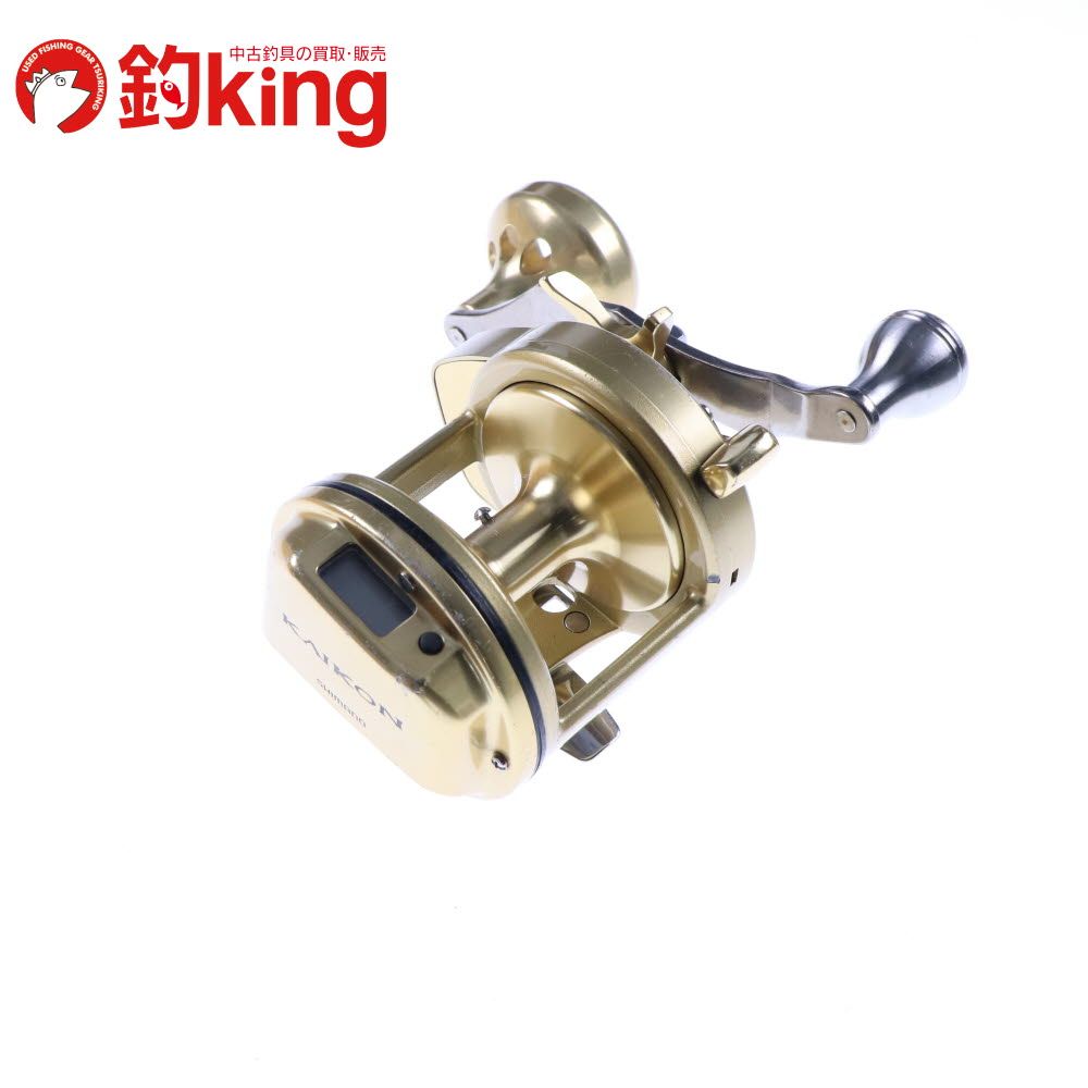 SHIMANO - 【中古】 シマノ 15 海魂 3000T （1）Ti Tsuri Musha ハンドル付  /V077M シマノ 15 海魂 3000T （1）Ti Tsuri Musha ハンドル付 /V077M