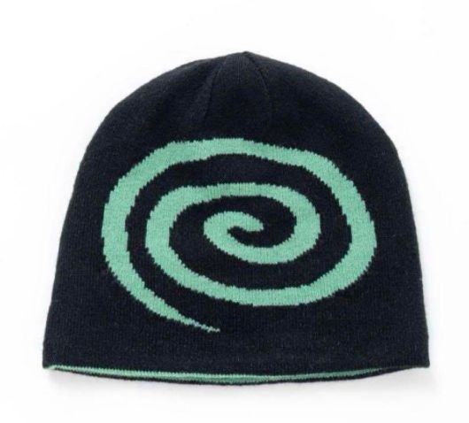 GuruGuruBeanie Black-Mint Reversible