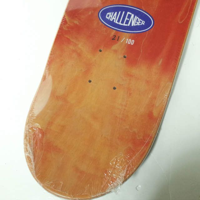 新品 CHALLENGER チャレンジャー 代官山蔦屋書店 100枚限定 FAHRENHEIT - 15 SKATE DECK スケートボード デッキ  スケボー シリアルナンバー入り FIREBALL FAIR s18382