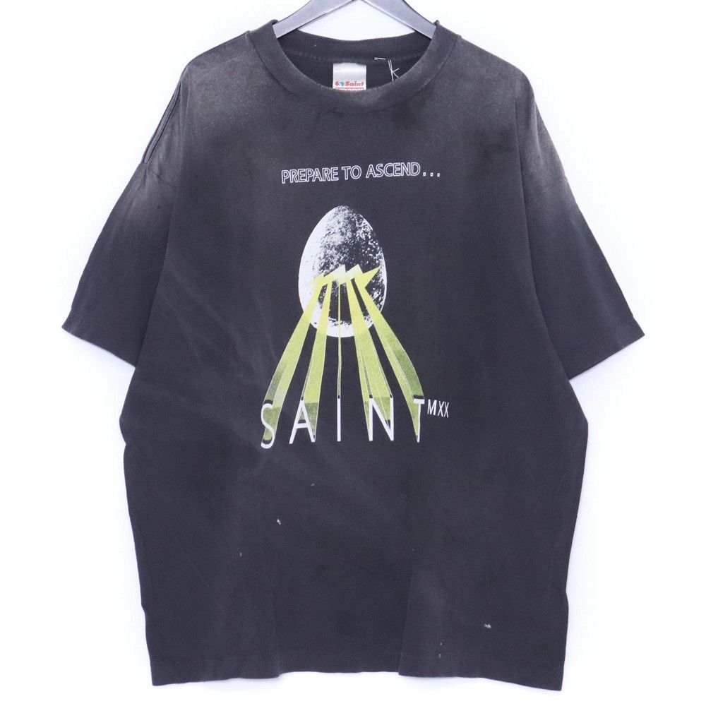 未使用 SAINT MICHAEL SS TEE EGG BLACK XXLサイズ ブラック SM
