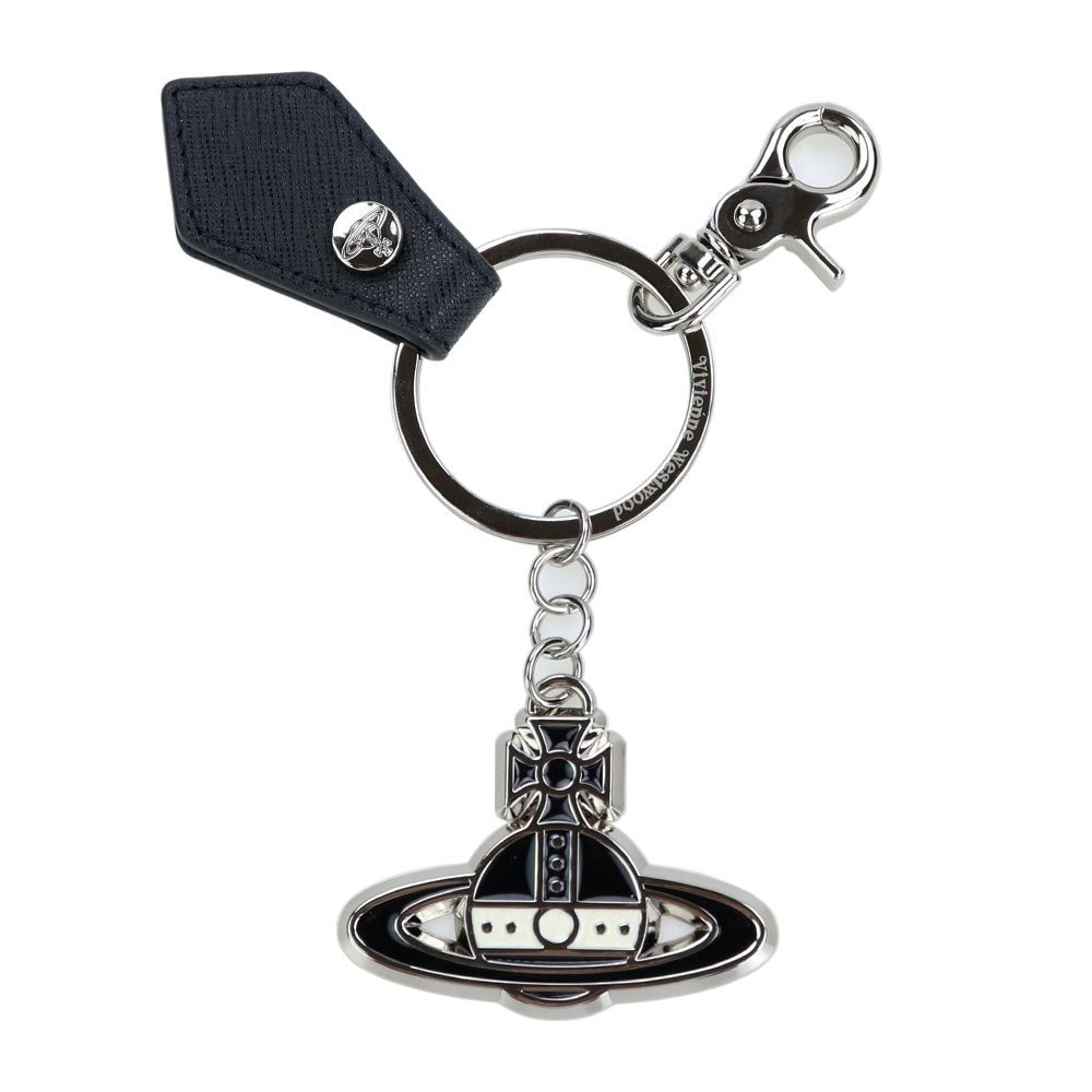 キーホルダー・キーリング VIVIENNE WESTWOOD Woman Key chain Black 8203012EUOM0014 N401 Vivienne Westwood Black Key Ring | italist