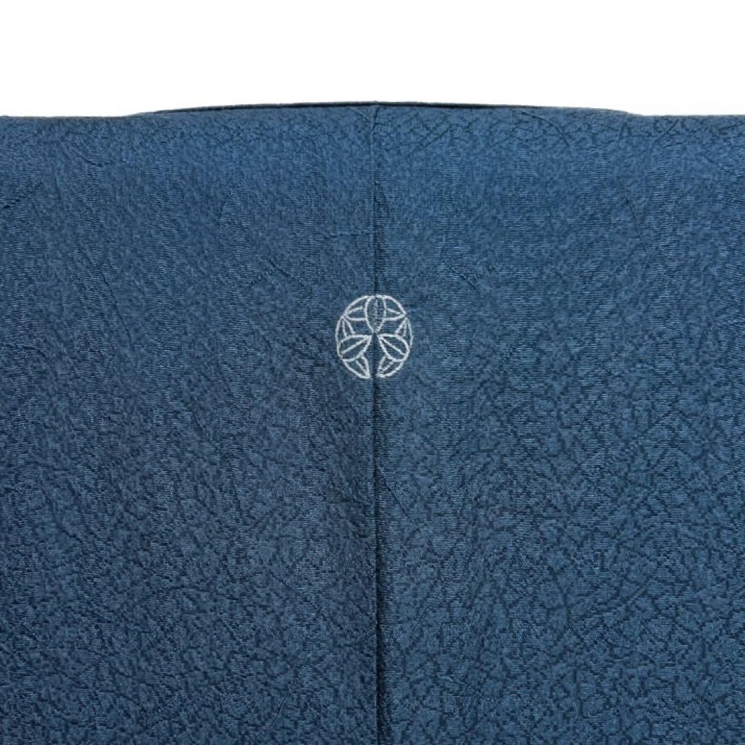 未着用 色無地 氷割れ地紋 パーティ お茶会 着物 084a d